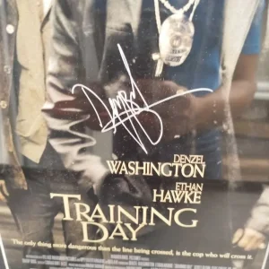Denzel Washington Training Day Autograph A3 Poster - Image 6