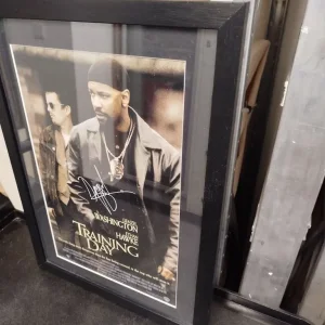 Denzel Washington Training Day Autograph A3 Poster - Image 8