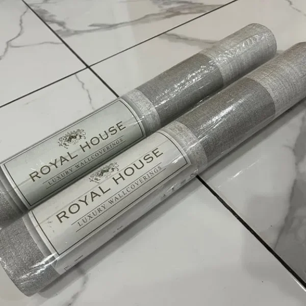 Wallpapers rolls grey stripes x3