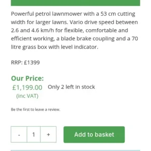 Petrol lawn mower viking mb650v - Image 7