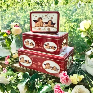 3 cherub storage tins - Image 2