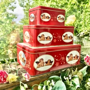 3 cherub storage tins - Image 5