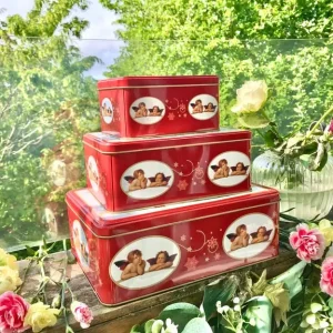 3 cherub storage tins - Image 7