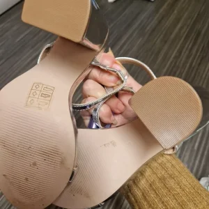 New Asos silver heels 3-piece set - Image 3