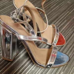 New Asos silver heels 3-piece set - Image 5