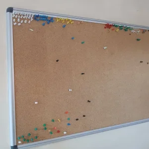 Notice Board with Pins 3ft x 2ft (90x60cm) - Image 2