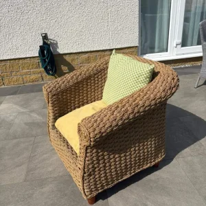 Rattan armchair