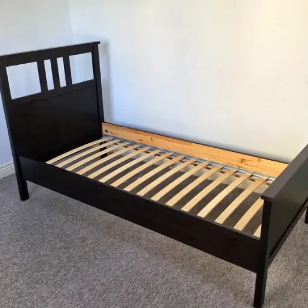 IKEA Hemnes single bed with mattress and slats