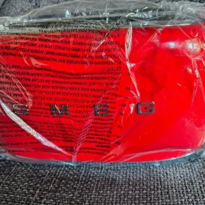 Red SMEG 4-slice toaster, unused, in original box