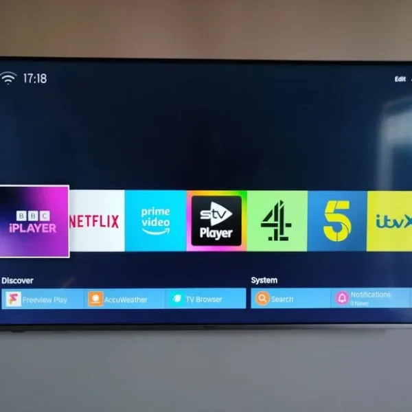 50" Hisense smart TV