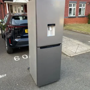 Tall fridge freezer with water dispenser
