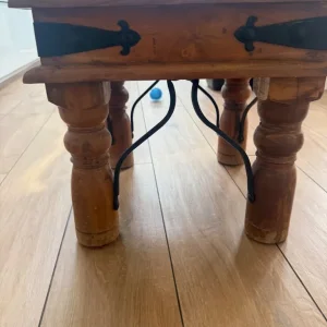 Rustic Teak Side Table - Image 4