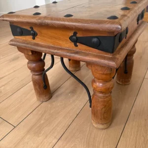 Rustic Teak Side Table