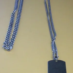 Men’s Stainless Steel Dog Tag Necklace - Image 4