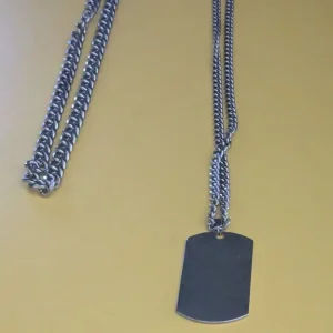 Men’s Stainless Steel Dog Tag Necklace - Image 5
