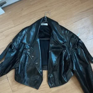 Mistress Rocks Black Python Jacket