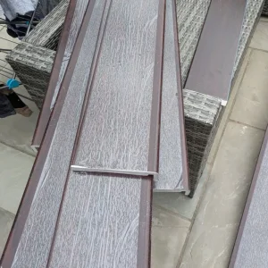 Brown rosewood soffit and fascia pieces - Image 2