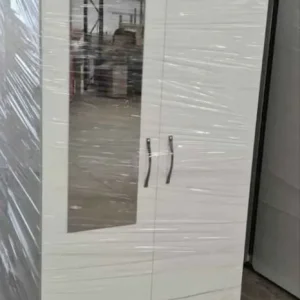 2 Door Wardrobe – Black, White, Wenge, Grey or Walnut - Image 3