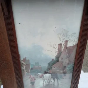 J.W. Gozzard prints set in overmantel - Image 2