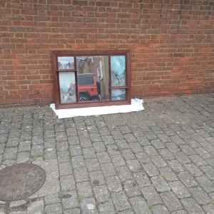 J.W. Gozzard prints set in overmantel - Image 4