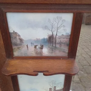 J.W. Gozzard prints set in overmantel - Image 5