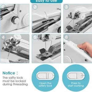 Auqatur Sewing Machine, Cordless Handheld Mini Sewing Machine - Image 2