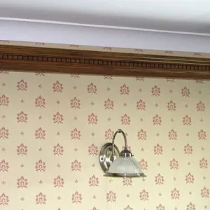 Solid English Oak Kingsize Bed with Half Tester and Canopy - Image 4