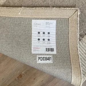 Natural coloured wool rug - Image 4