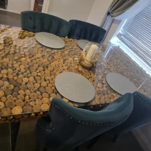 Barker and Stonehouse Caspian Dining Table - Image 4