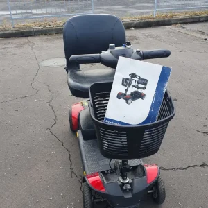Gogo folding mobility scooter with new batteries fitted - Image 3