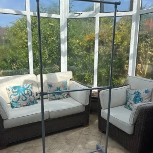 adjustable clothing rail - Image 2