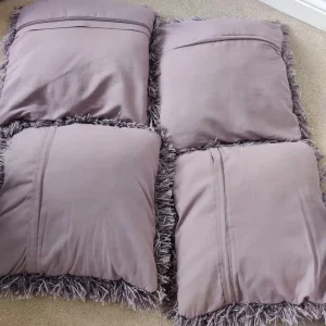 Next purple shimmer cushions x4 - Image 3