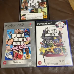 PlayStation 2 games x 3