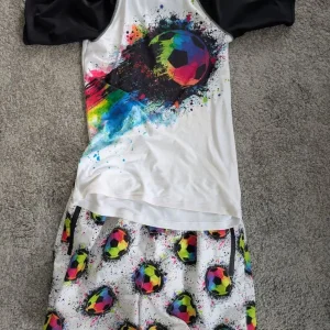 Rash vest and swim shorts