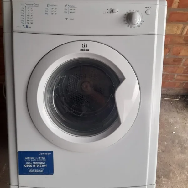 Indesit 7kg dryer vented