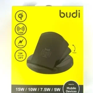 Budi Wireless Fast Charger with Stand 15W