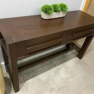 Marks & Spencer Sonoma Solid Dark Oak Console Table - Image 3