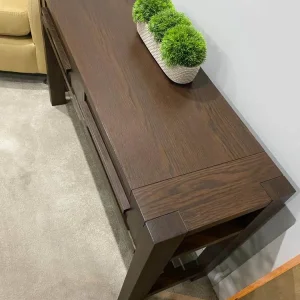 Marks & Spencer Sonoma Solid Dark Oak Console Table - Image 4