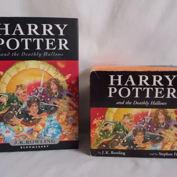 Harry Potter and the Deathly Hallows 1st Edition Hardback + 20 Audio CDs