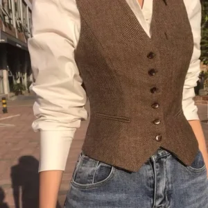 Brown Top Coat Jacket