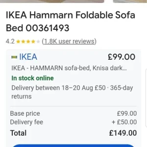 IKEA sofa bed