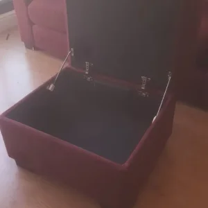 Sofa with storage footstool - Image 3