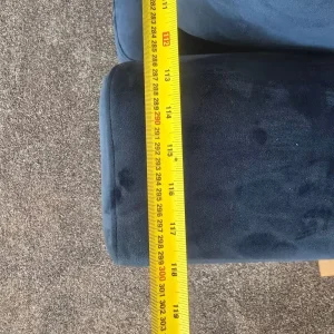 Navy blue corner sofa - Image 6