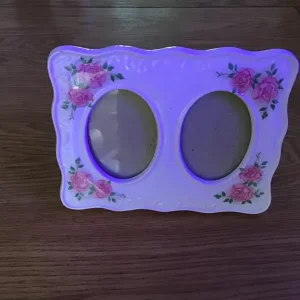 Pretty decorative ceramic photo frame