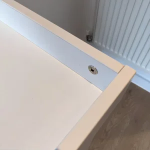 White chest of drawers with nappy changing top - Image 6