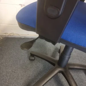 Torasen Blue Adjustable Office Swivel Desk Chairs – 2 Available - Image 7