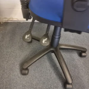 Torasen Blue Adjustable Office Swivel Desk Chairs – 2 Available - Image 8