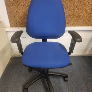 Torasen Blue Adjustable Office Swivel Desk Chairs – 2 Available