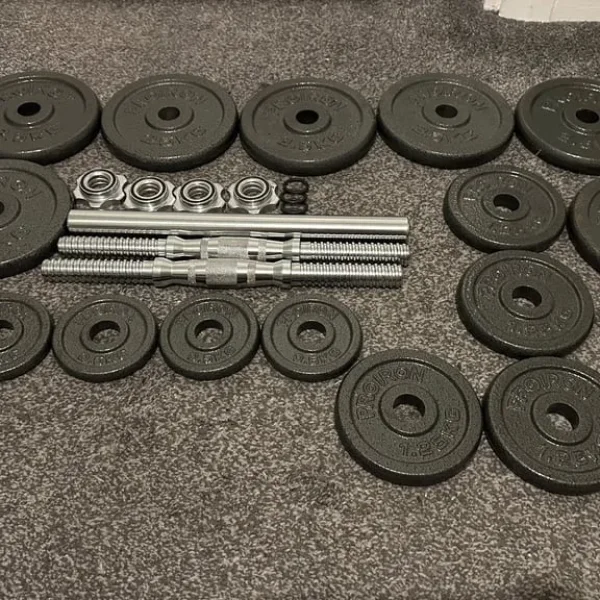 Pro Iron weights set 27kg total