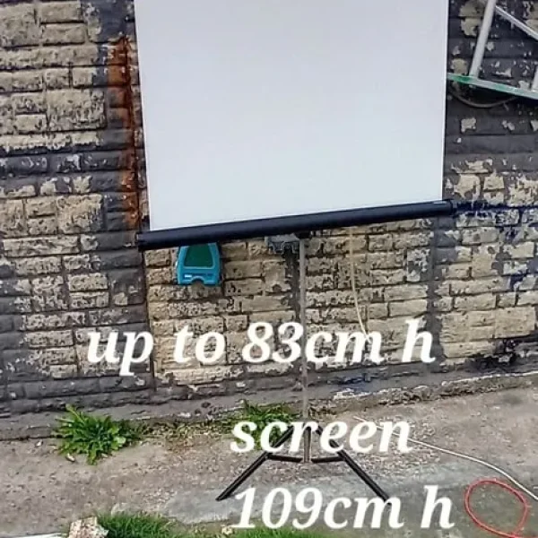 Projection screen. Portable